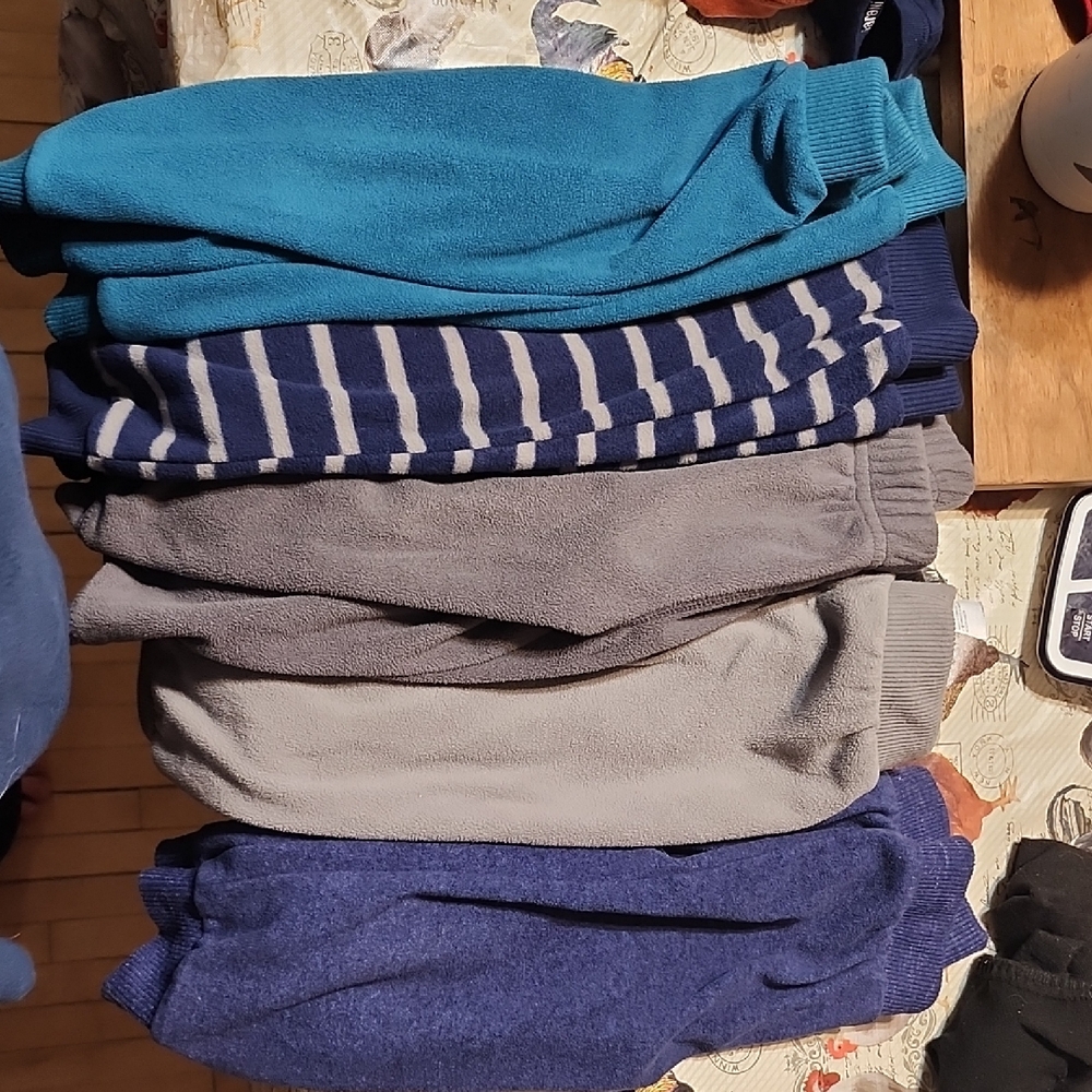 Blue and Gray Kids Bottoms Bundle